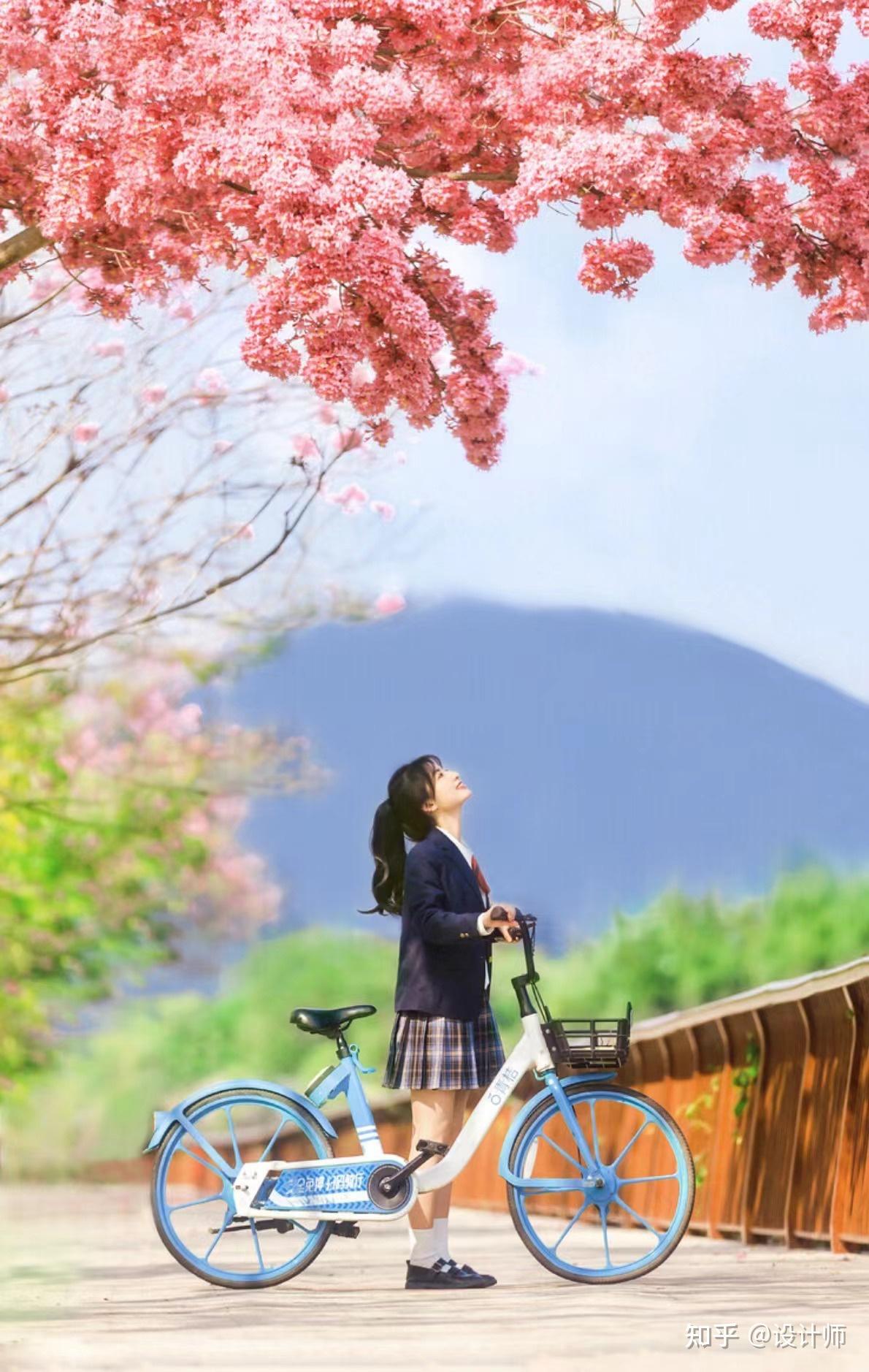 樱花海人像这样拍唯美浪漫人又美发朋友圈获赞无数