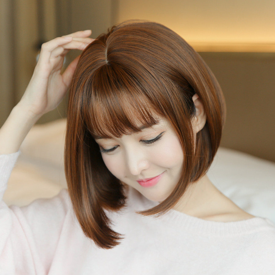假发女短发 bobo头韩国内扣短假发套 齐耳波波头造型优奇自然蓬松