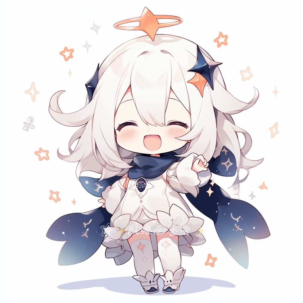 原神头像 | q版·派蒙 原来派蒙也是会落地走路的呀?