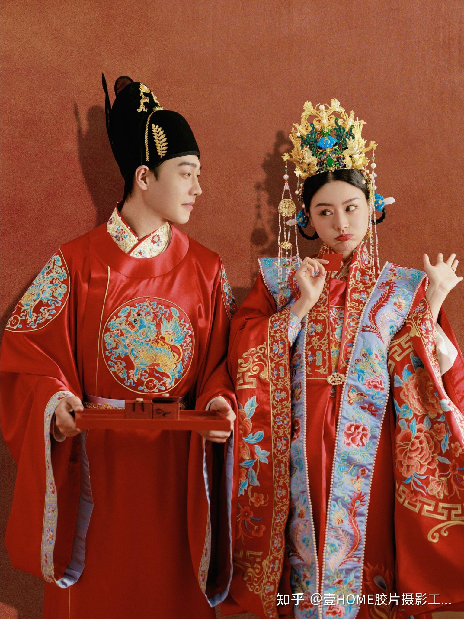 统一全网审美的明制汉服婚纱照78官宣啦