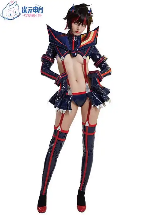 双斩/斩服少女cos 缠流子·ver 变身鲜血装全套cosplay女-mc母婴网