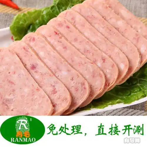 火锅麻辣烫关东煮配菜 午餐肉 梅林午餐肉 340g