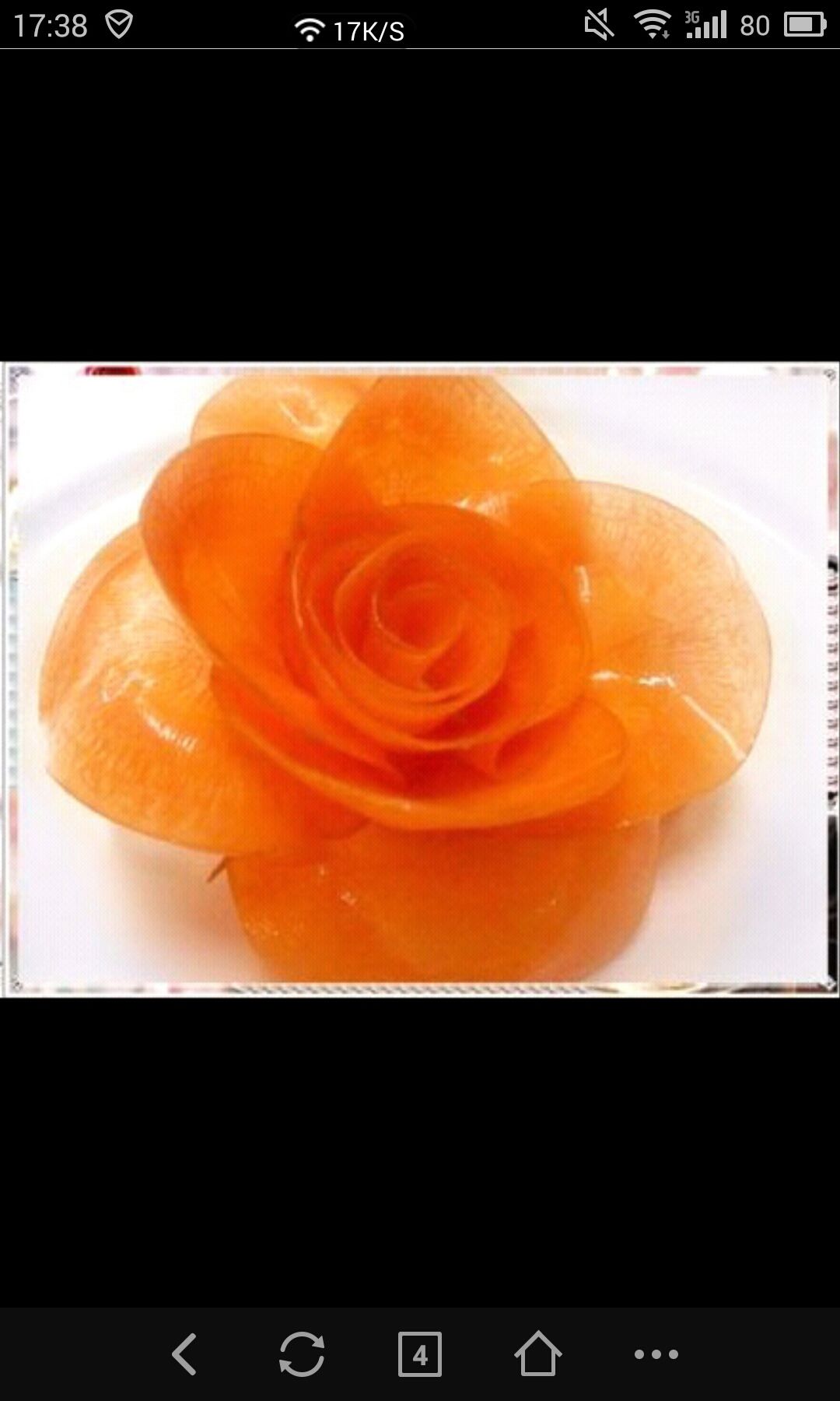 做厨师师傅,用红萝卜雕"料头花",有哪些图.越多越好e