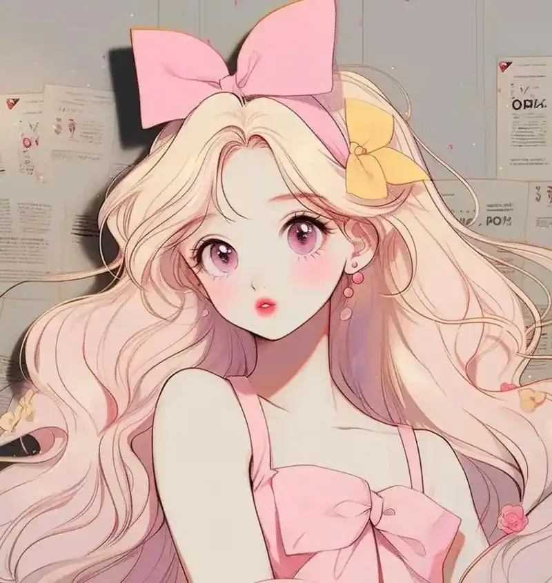 二次元 #动漫少女 #元气少女 #一起换头像 今天心情带点 - 抖音