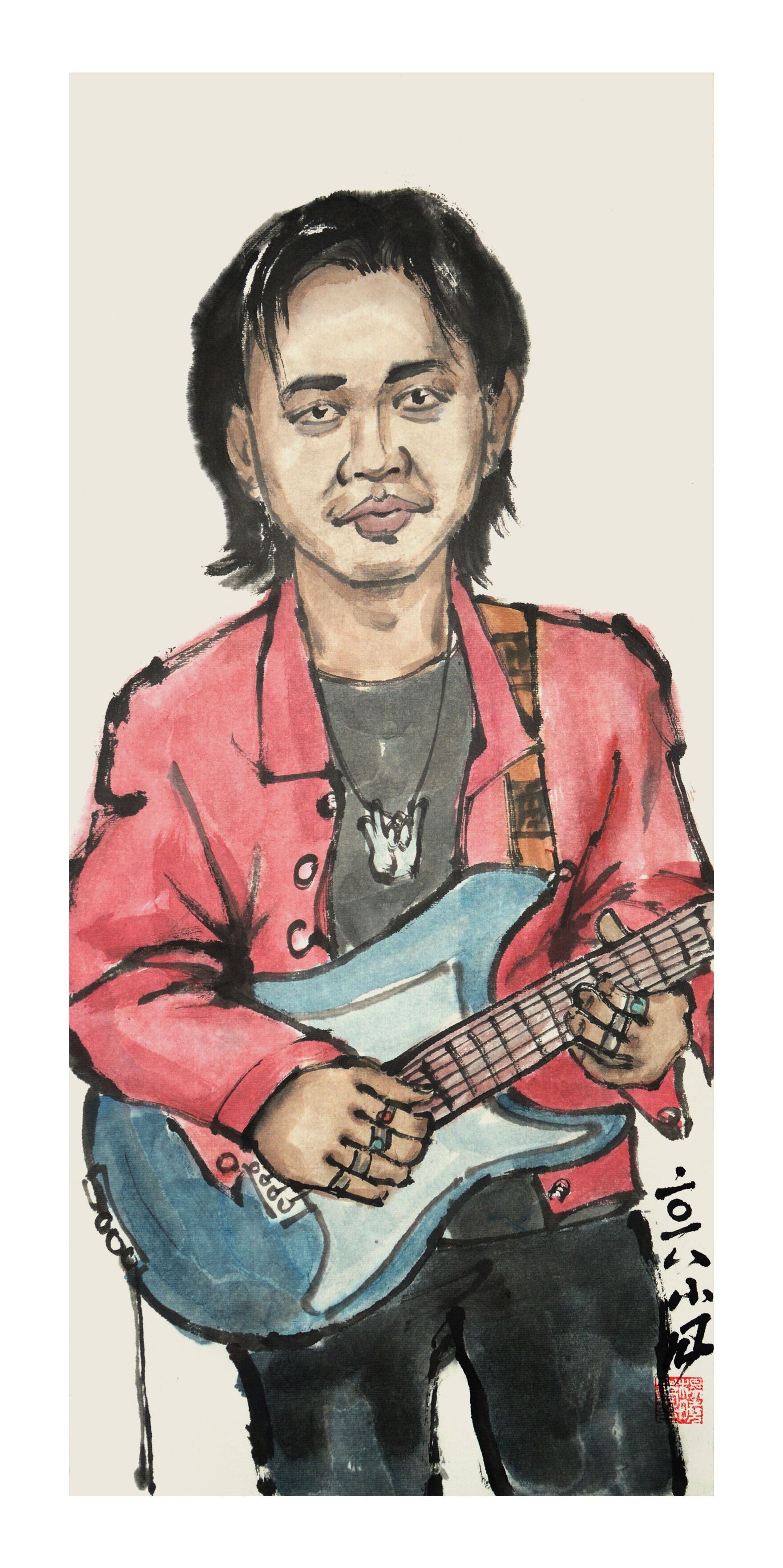 人物画练习—黄家驹