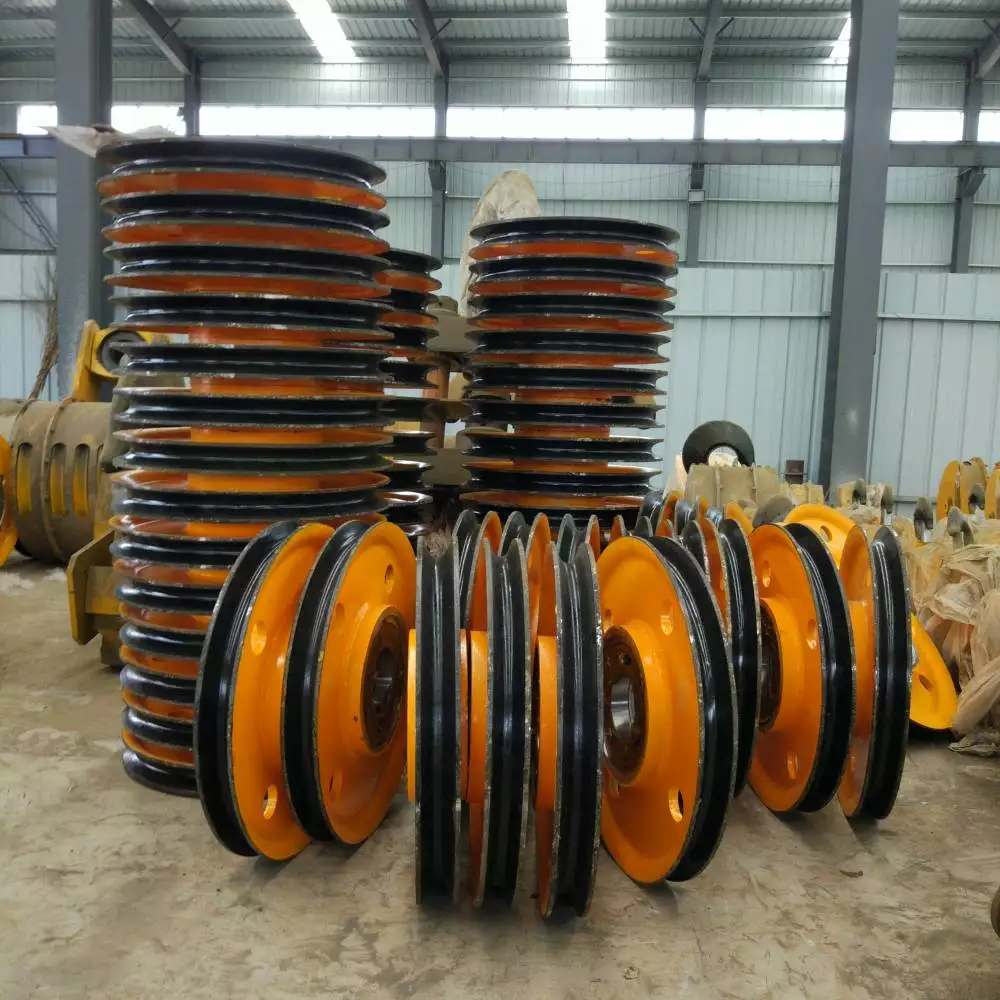 钢丝绳葫芦吊钩动定滑轮20t轧制滑轮组带加轮电缆滑轮