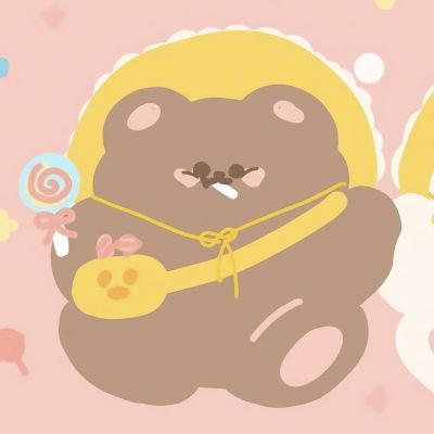 情侣小熊可爱头像卡通高清图片