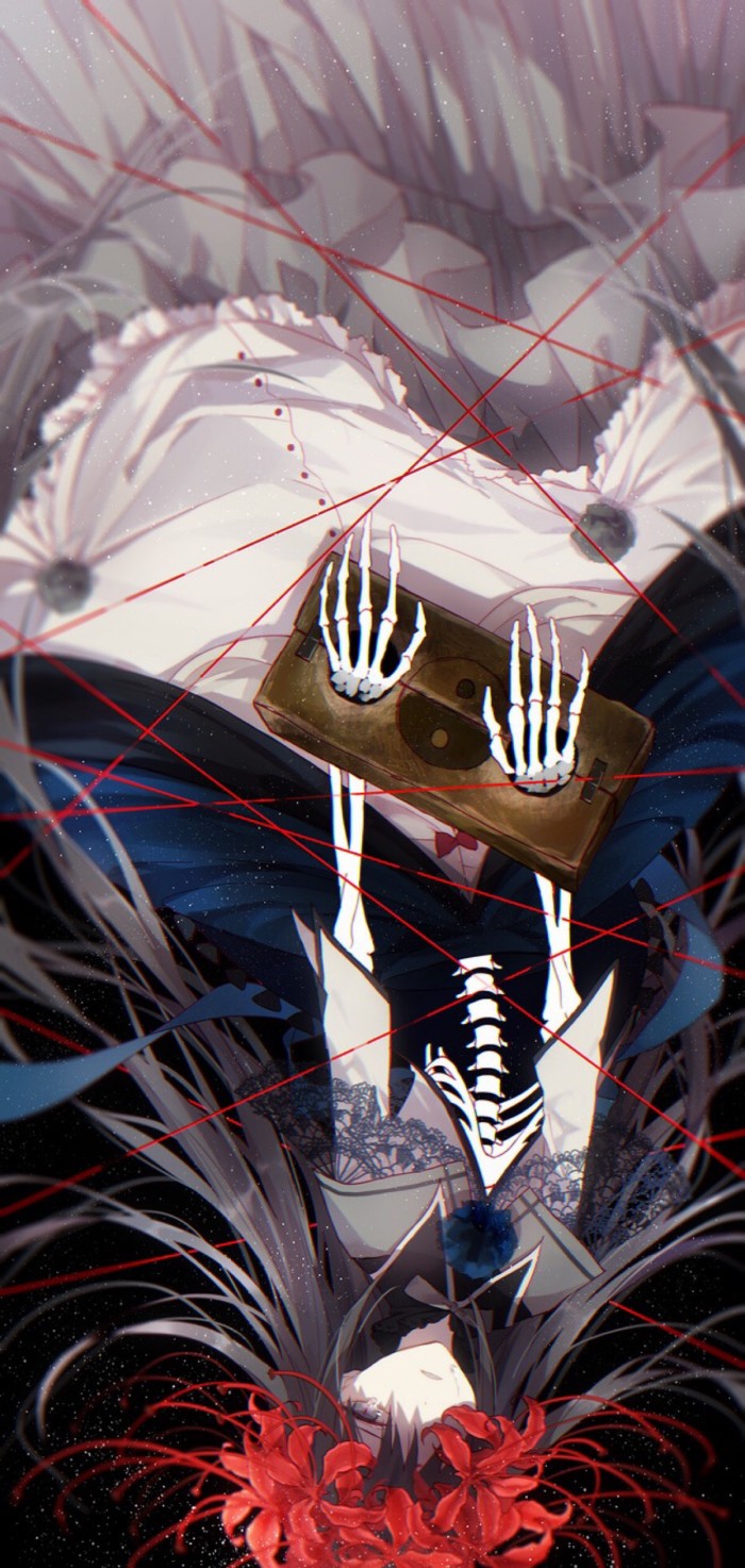 二次元暗黑系美少女图片——大家一起丧啊,很好玩的