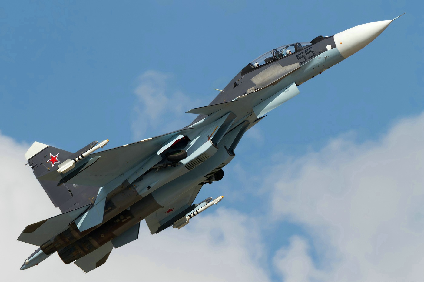 原创漂亮的苏-30sm 俄罗斯空军多用途战斗机图集欣赏