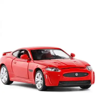 彩珀132仿真捷豹xkrs跑车合金车模声光回力金属汽车