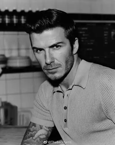 贝克汉姆文艺写真尽显英伦绅士风采