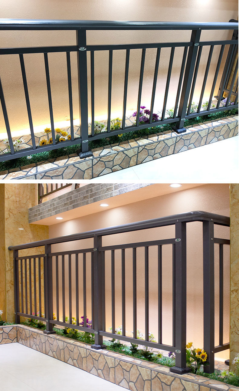 锌钢阳台护栏铁艺露台围栏室内户外楼梯扶手家用不锈钢铝合金栏杆