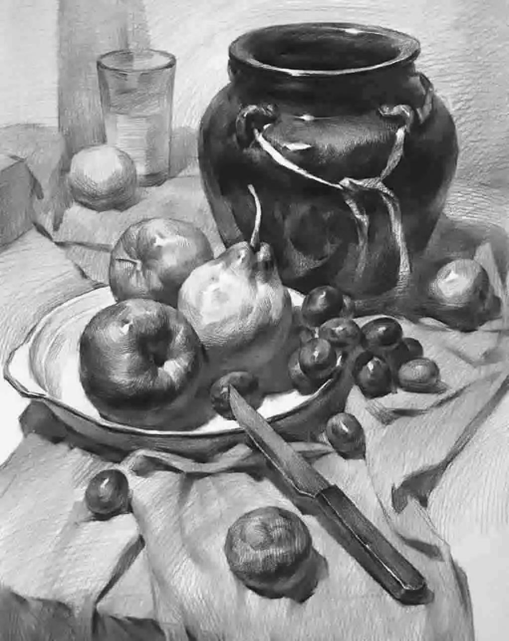 素描静物要怎么样才能画好内含步骤图