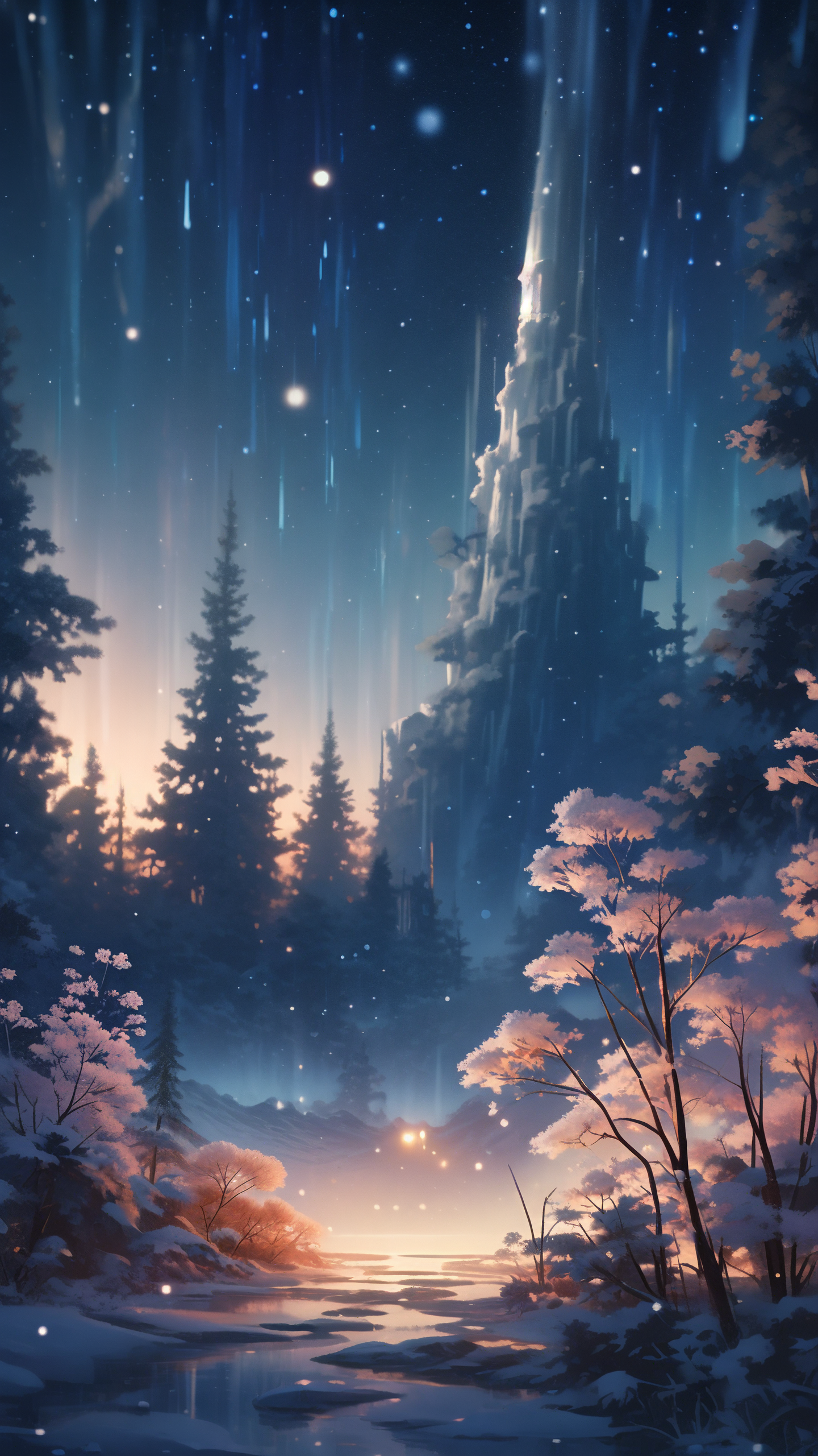 抖音最火97的朋友圈极光背景图片来啦!