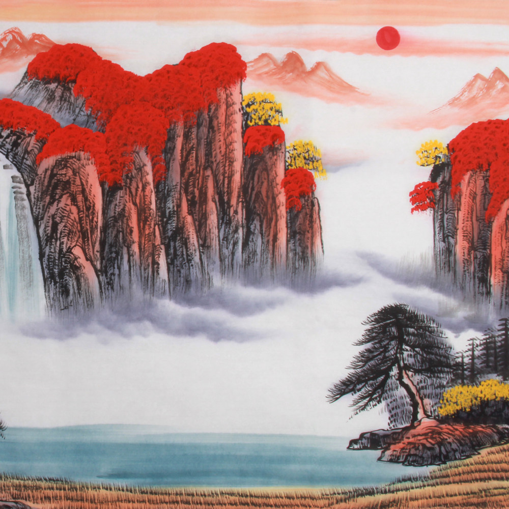 范海《精品山水系列四尺 鸿运当头》