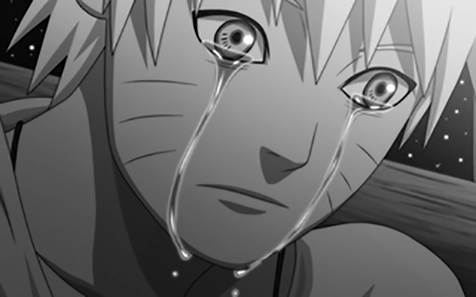 火影忍者疾风传催泪黑白滤镜我好想你