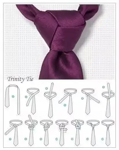 也许是某人无聊在家研究系领带的时候创造的领带打法