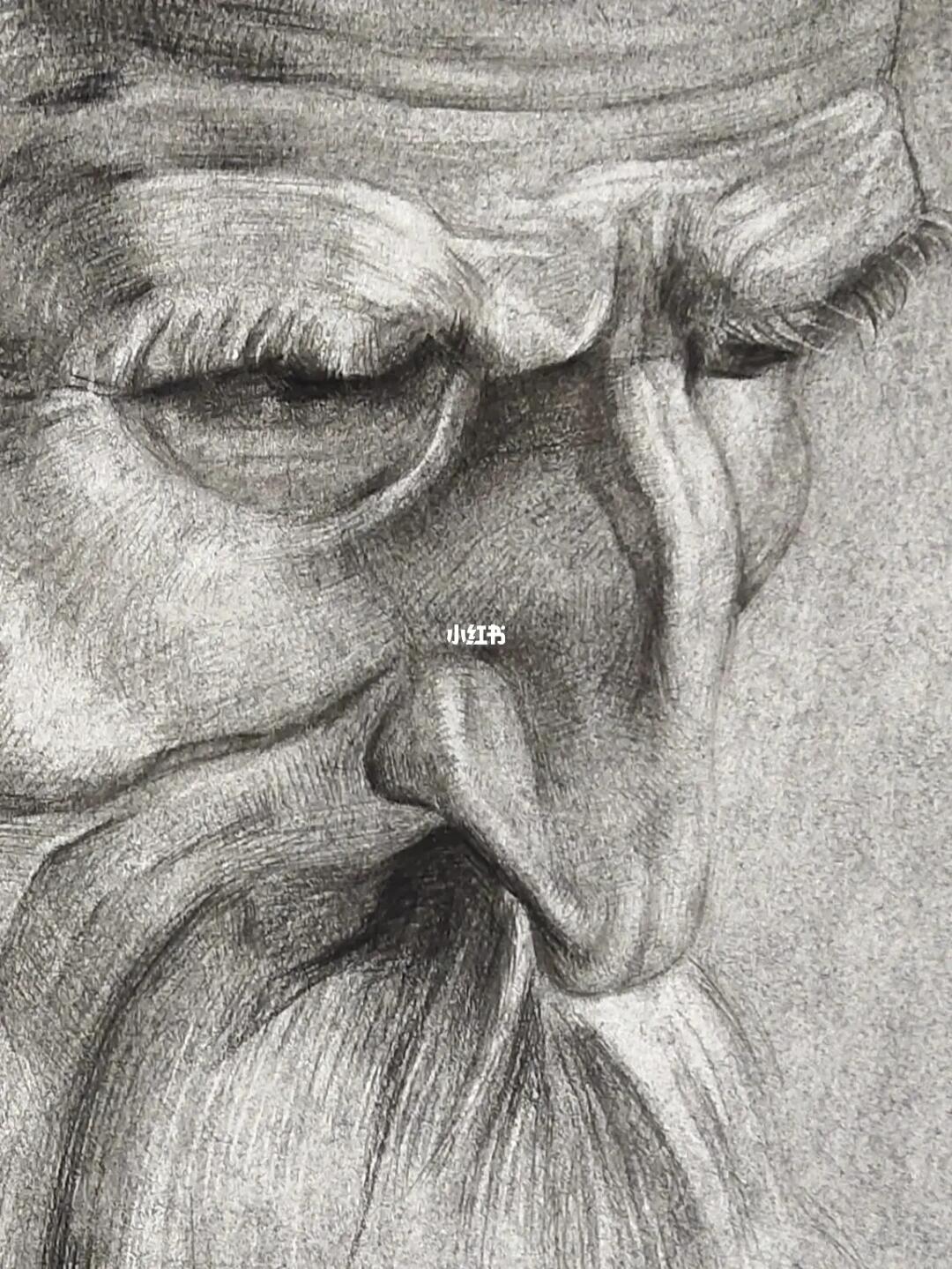 临摹大师素描头像