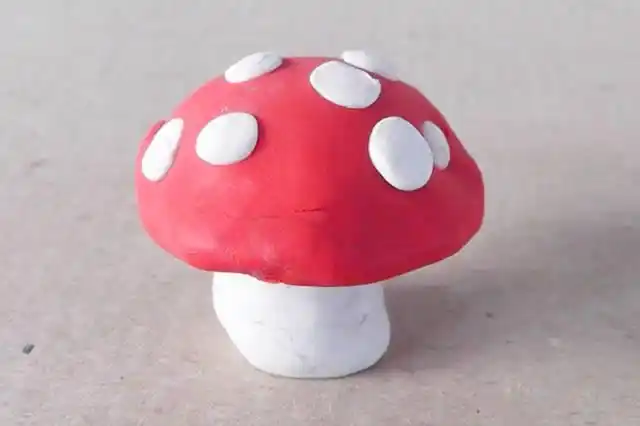 儿童简易轻粘土手工蘑菇制作教程(步骤图解)8