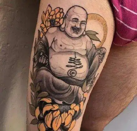 笑呵呵的弥勒佛纹身图案(3/6)