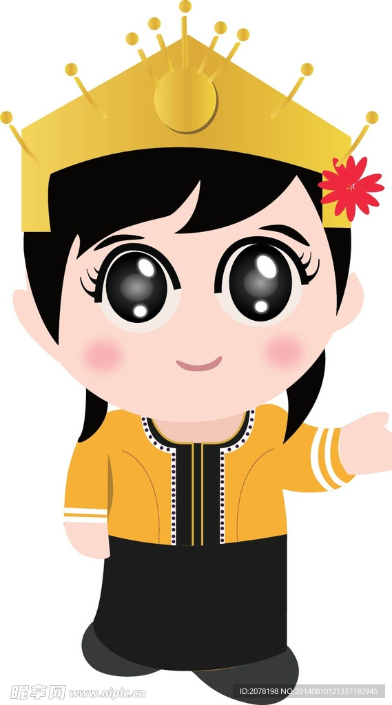 泰国人卡通设计图__动漫人物_动漫动画_设计图库_昵图网nipic.com