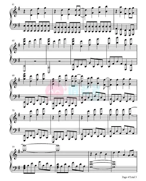 抖音热歌loveisgone钢琴谱