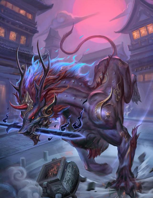 上古时期神话传说中有很多种神兽,如白泽,夔,凤凰,麒麟,梼杌,獬豸,犼