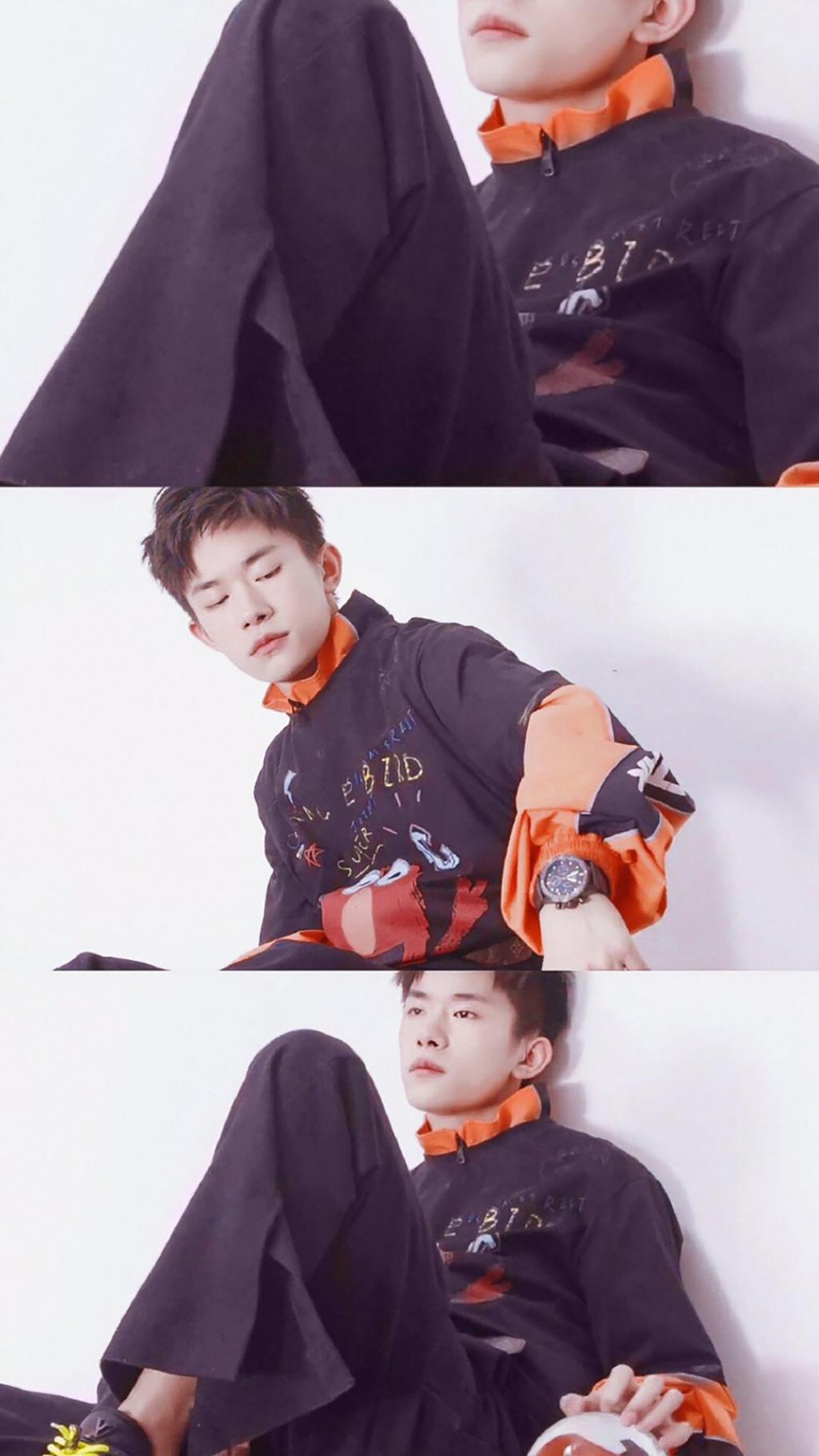 易烊千玺三格拼接,高清图片,手机锁屏桌面-壁纸族