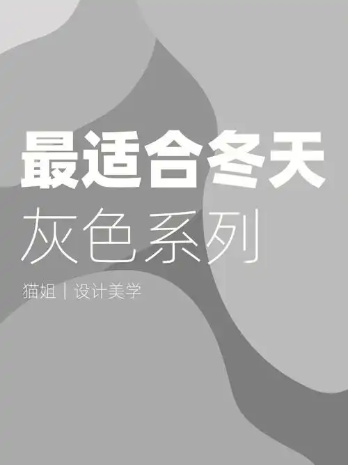 因为灰色是除了黑白色最百搭的颜色了96灰色 蓝色系列,给人一种冬日