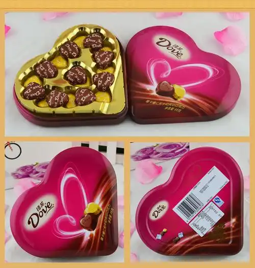 德芙巧克力98克心语铁盒礼盒 情人节礼盒装 创意礼物送男女友包邮 -