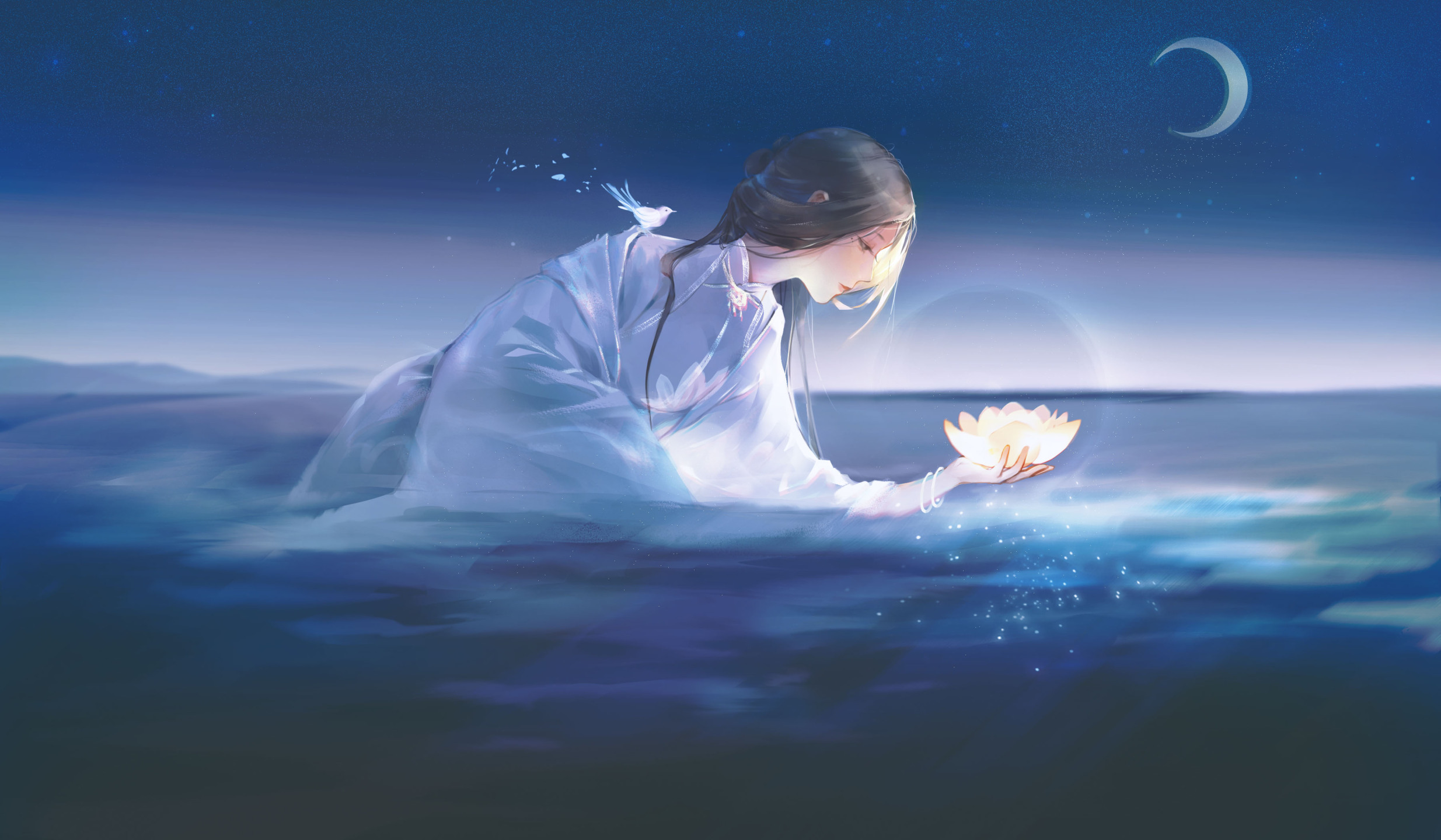 66m上传时间:2021-05-08壁纸标签:星空古风插画唯美静逸壁纸大赛壁纸