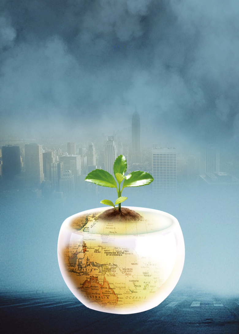 环境保护公益宣传海报背景素材