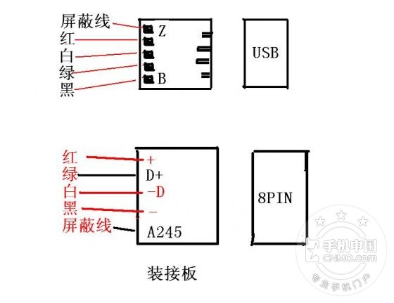 苹果充电器接线方式_接线图分享