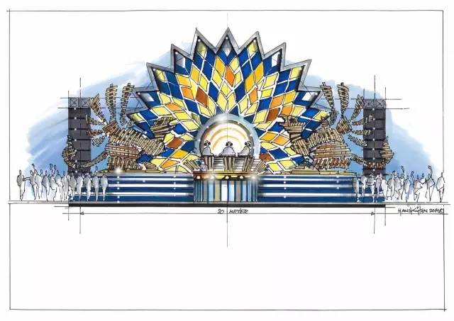 [分享]手绘舞台案例设计