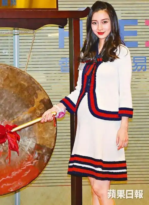 angelababy仲有两个月生得,前晚佢