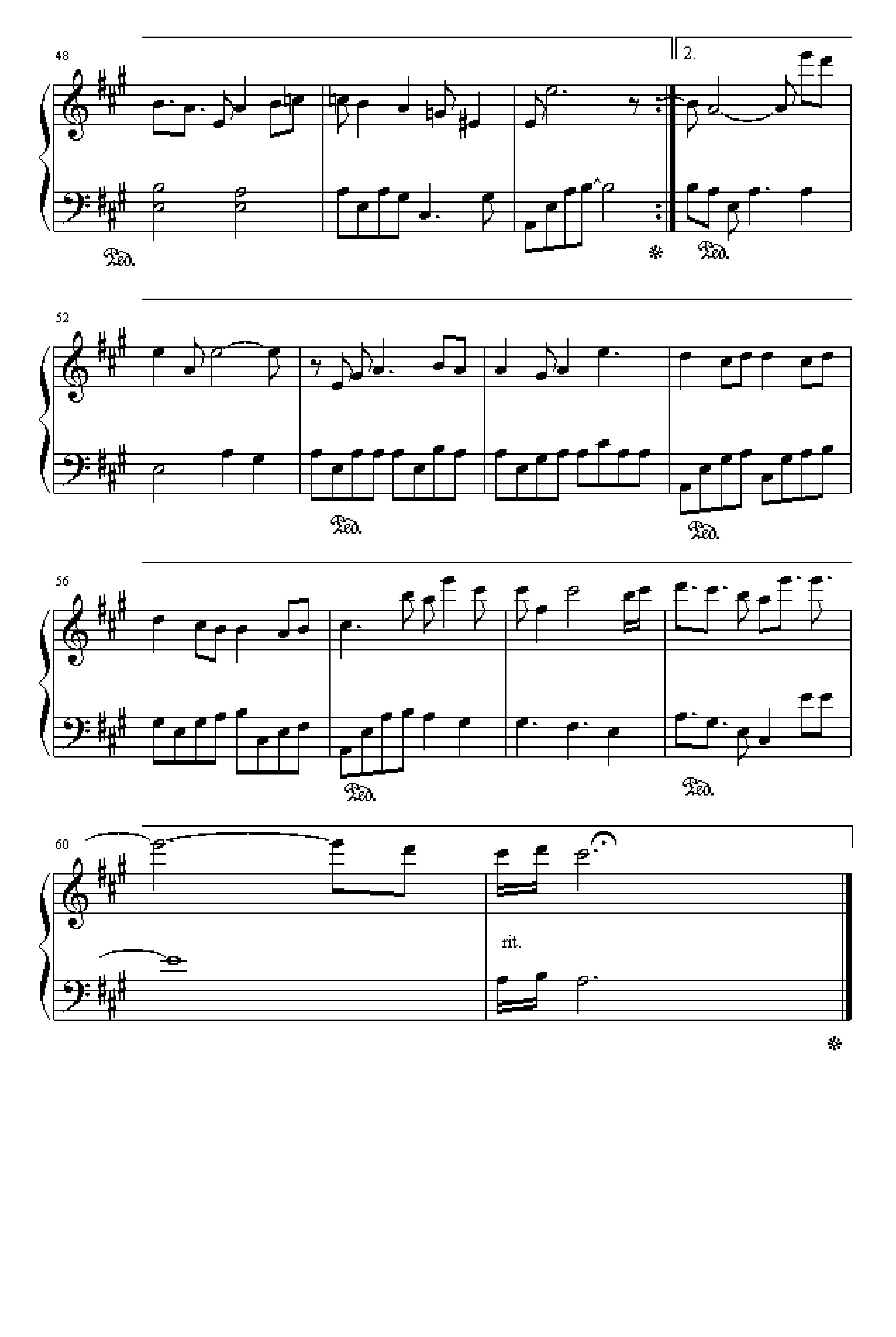 六月的雨-爱尔兰咖啡版钢琴谱-虫虫乐谱