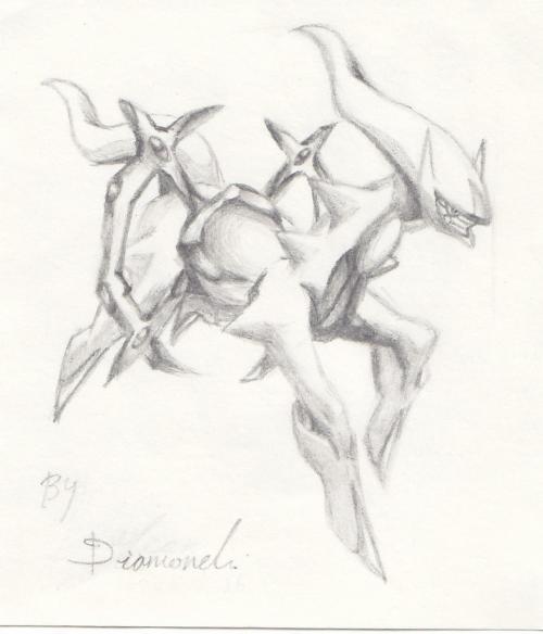 阿尔宙斯可怕的简笔画