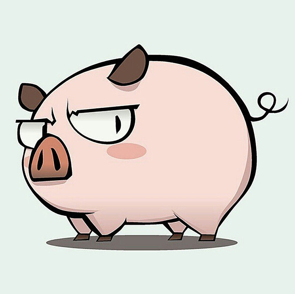 萌物可爱卡通小猪清新头像78637871