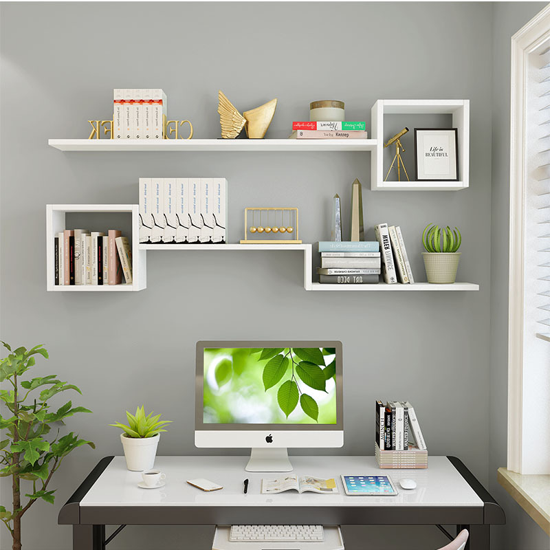 书架书架书柜格子置物架创意书架书架儿童壁挂墙上卧室挂柜挂墙墙