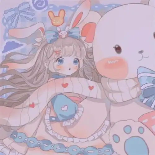 闺蜜头像(蓝色系98)