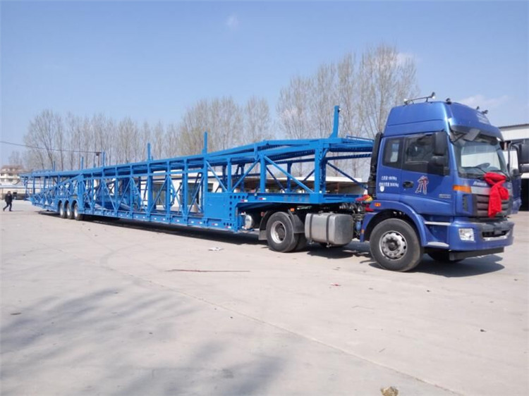 定做出口加长轿运车价格