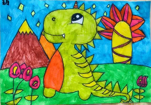 凯佳画室:恐龙故事