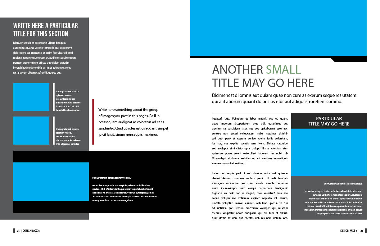 企业设计画册产品集创意宣传画册杂志排版indesign模板id源文件