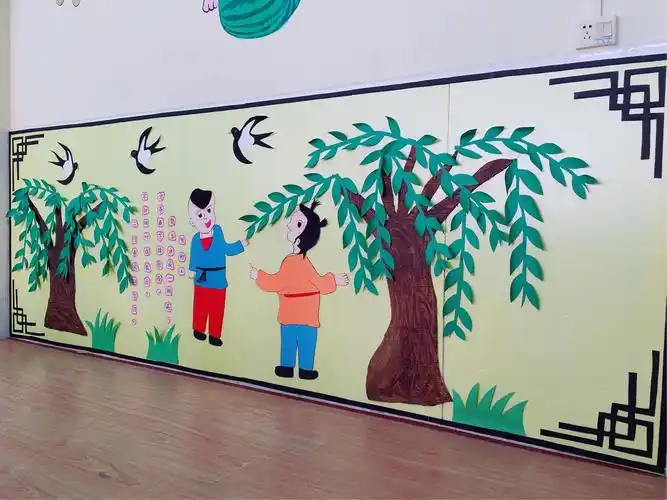 【国学活动】翰林幼儿园"最亮眼国学墙"评比活动