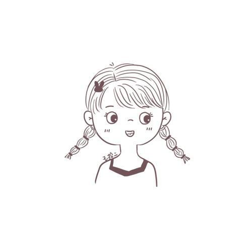 大人女生简笔画